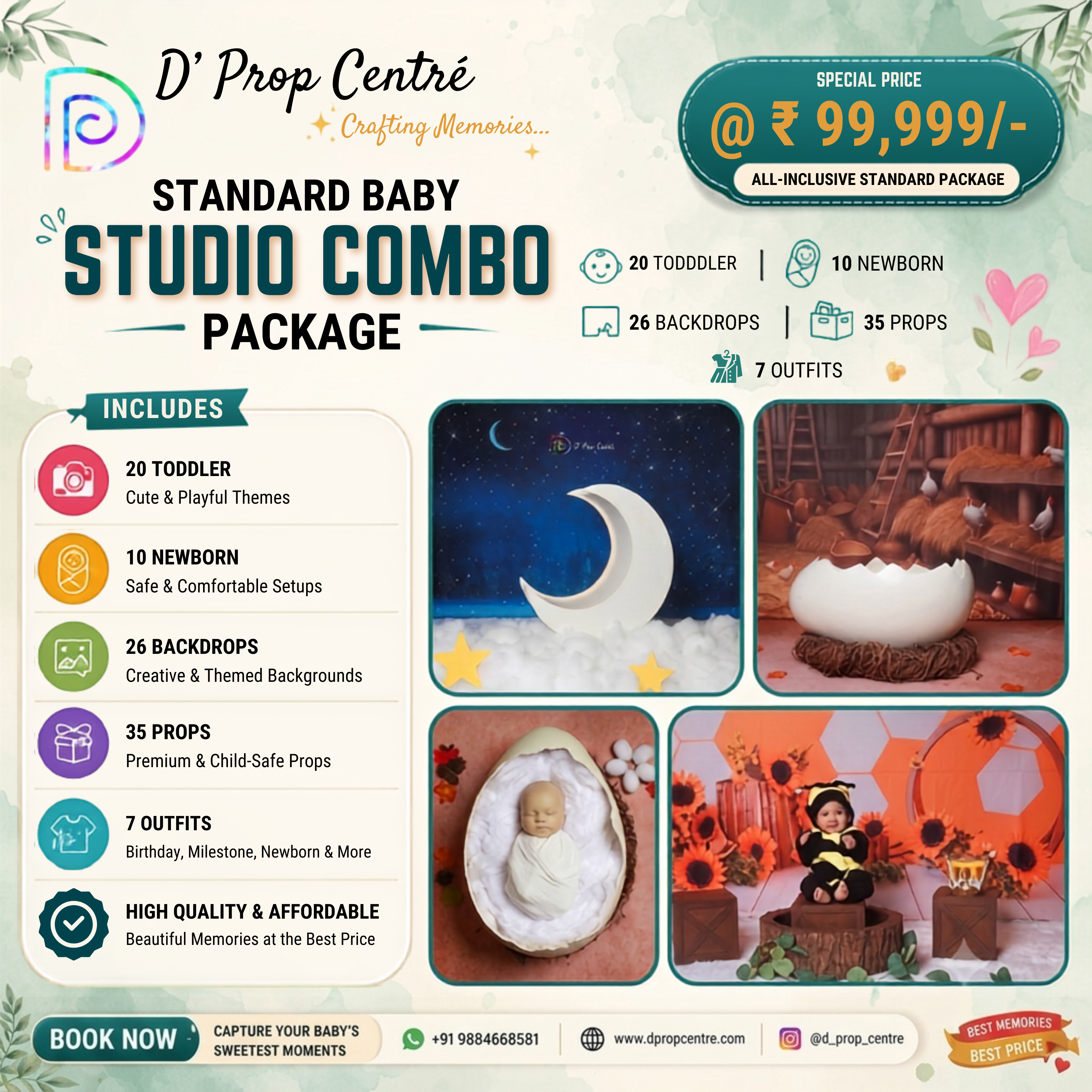 30 Themes @ 1 Lakh Package