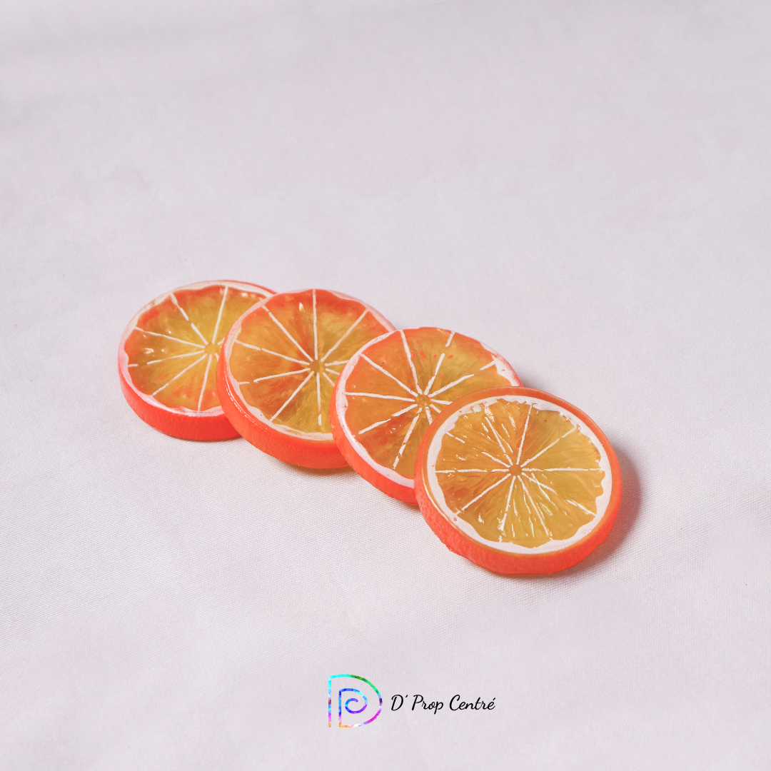 Artificial Orange Slices (Pack of 4)