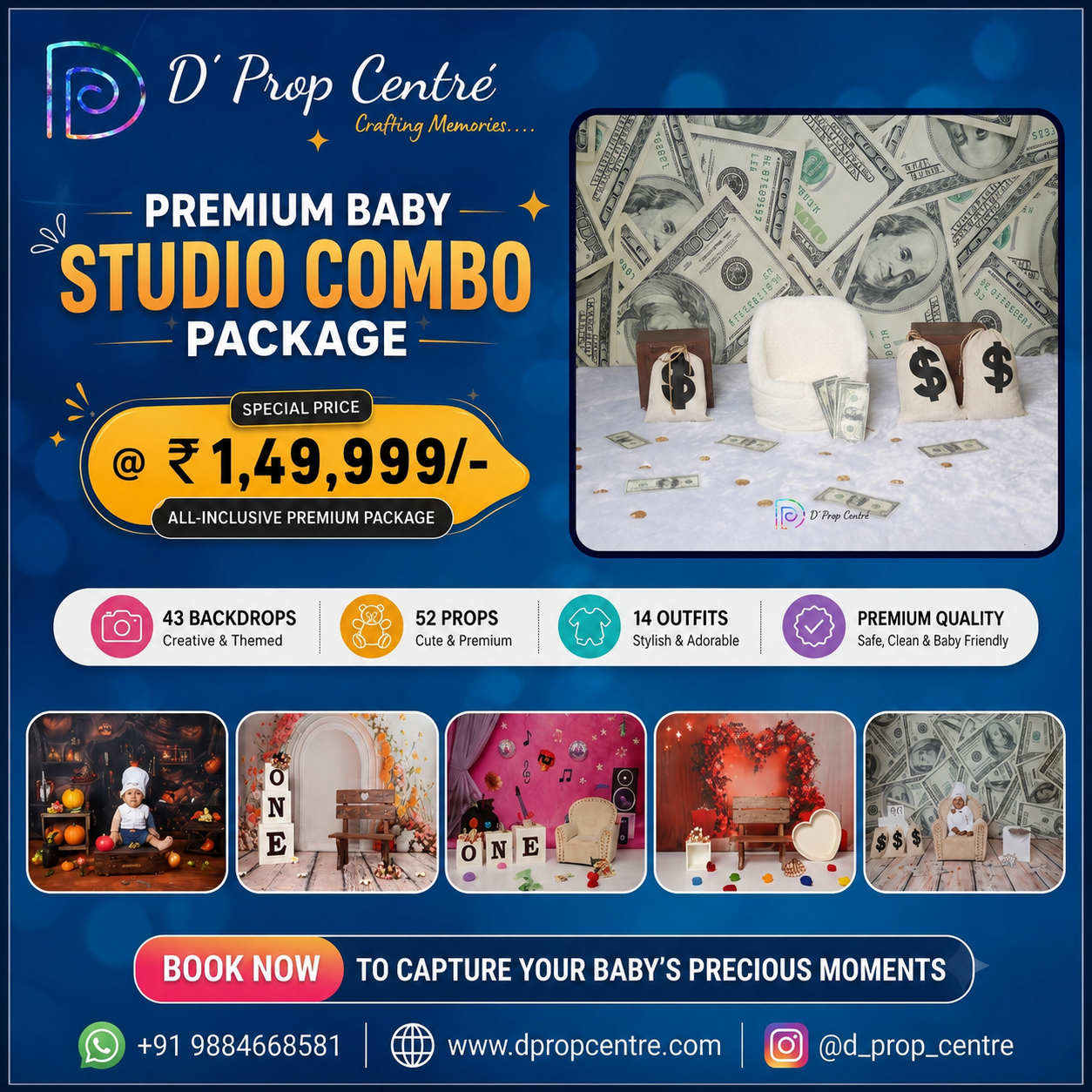 50 Themes @ 1.5 Lakh Package