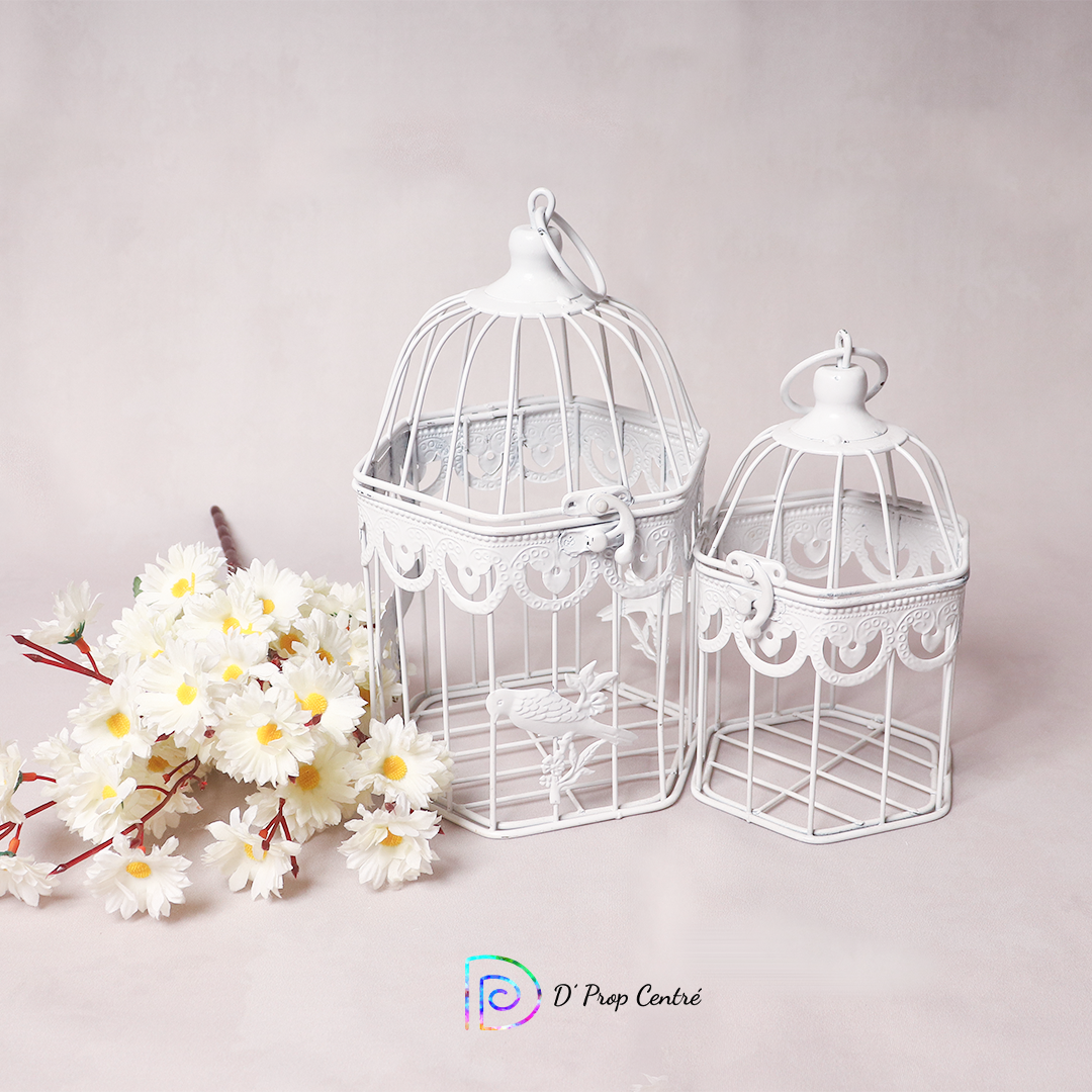 White Cage - Set of 2