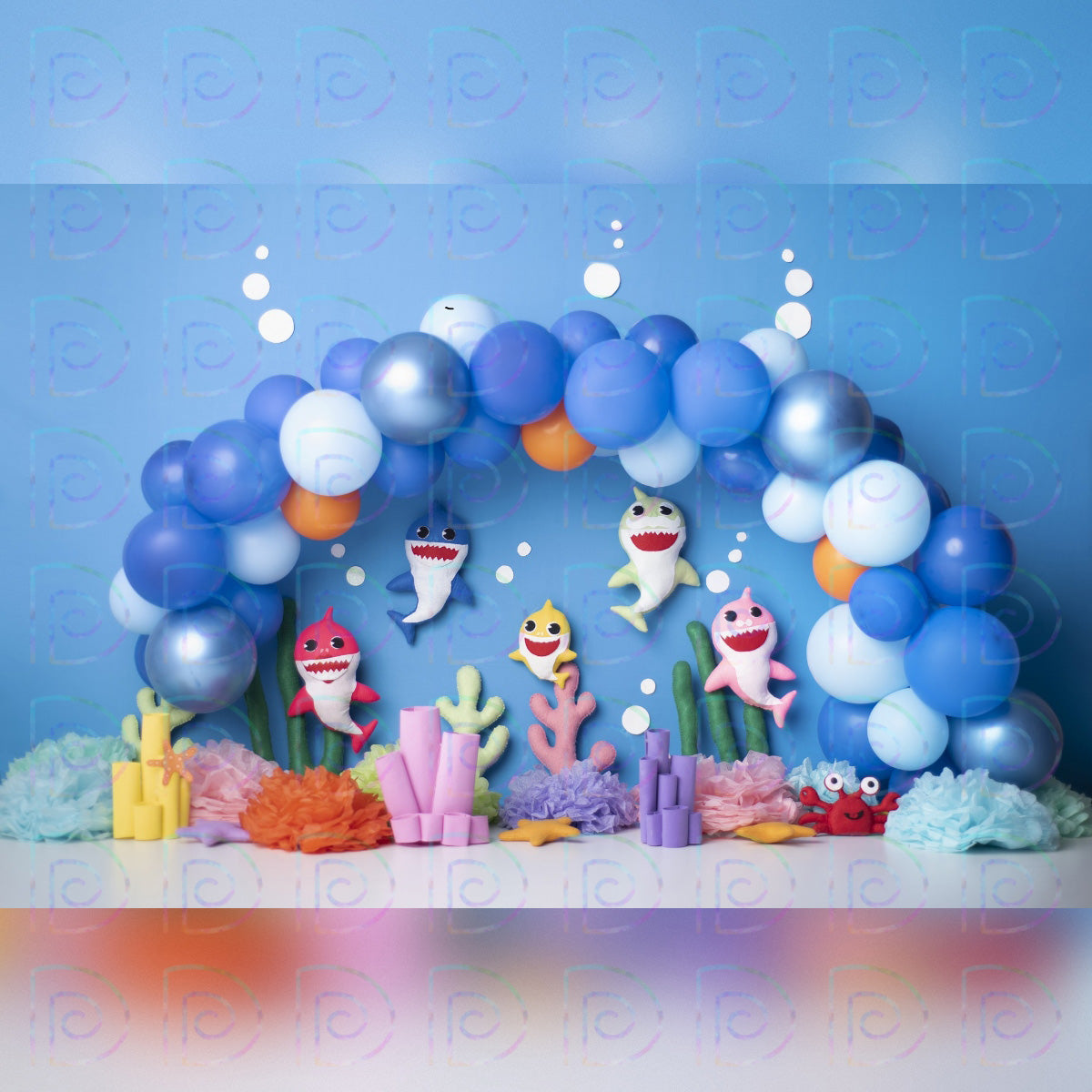 Baby Shark Backdrop