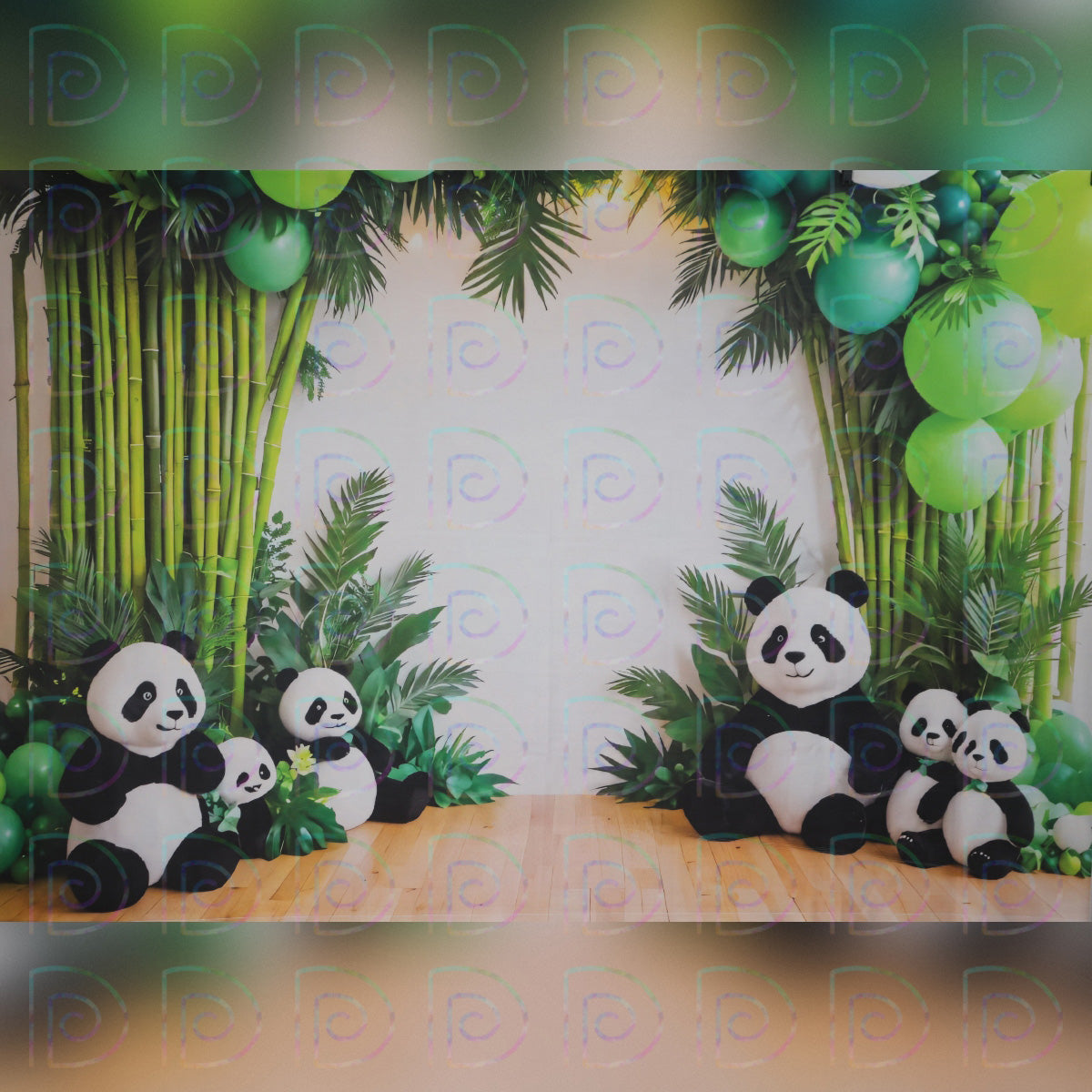 Bamboo Panda Backdrop