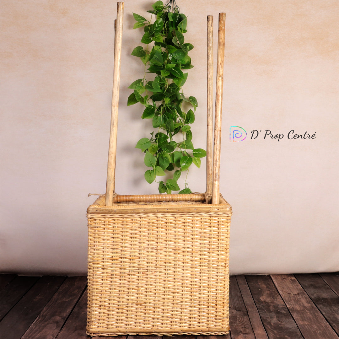 Bamboo Square Basket