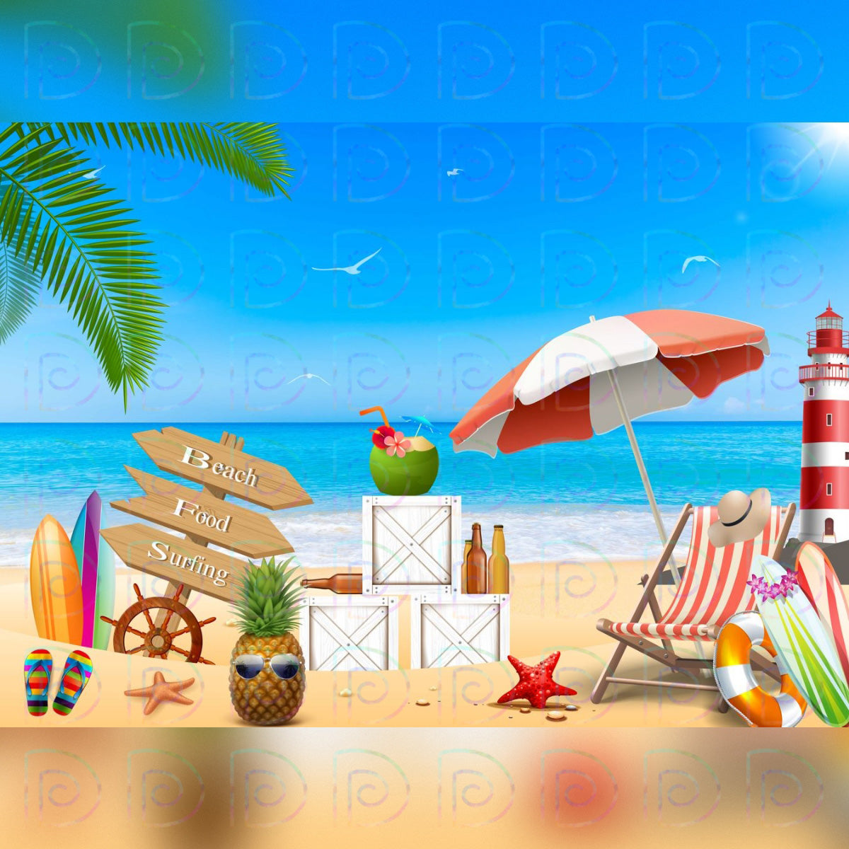 Beach Backdrop