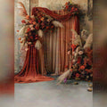 Orange Boho Screen Backdrop