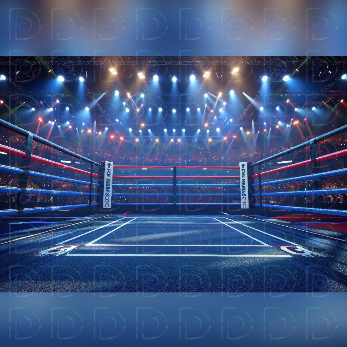 Boxing Ring Backdrop