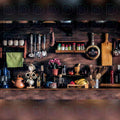 Brown Kitchen Backdrop