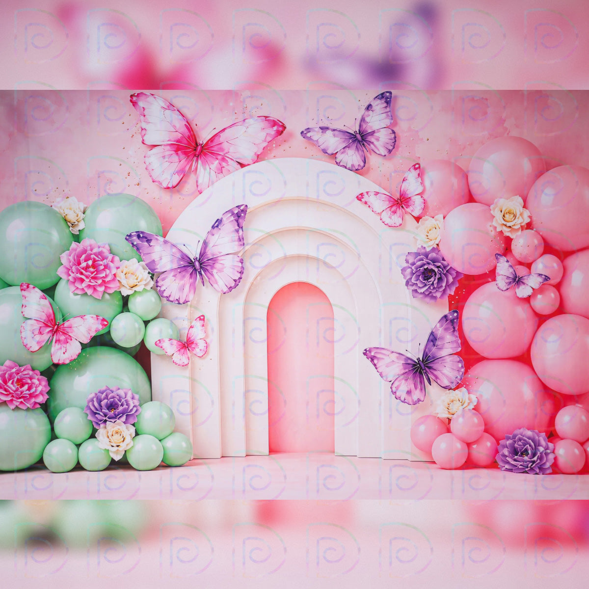 Butterfly Arch Backdrop