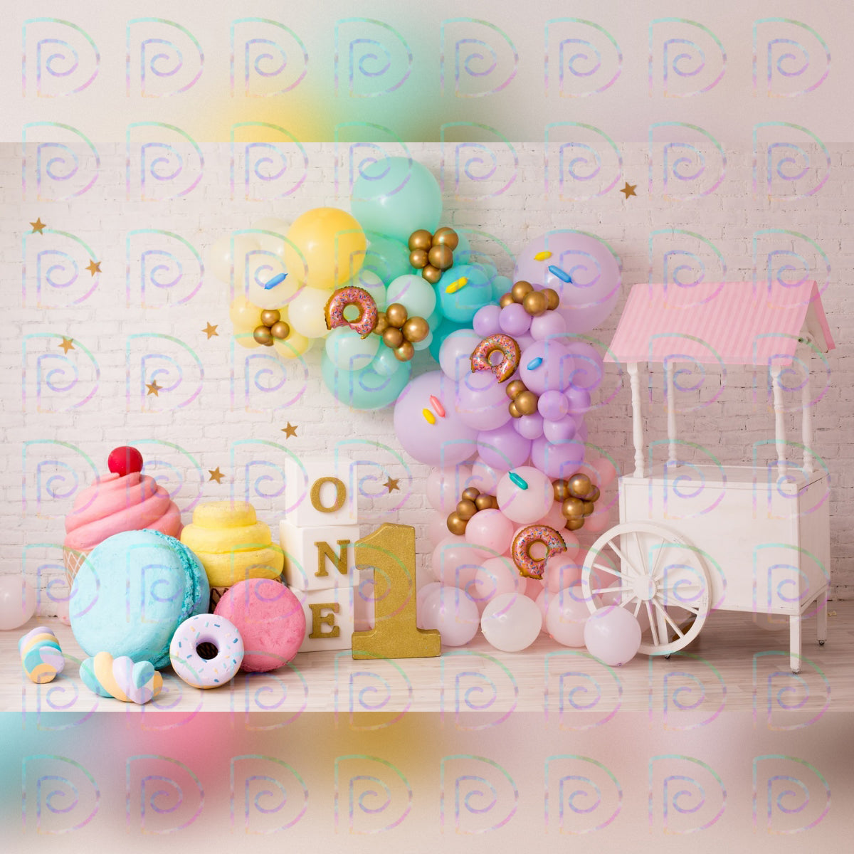 Candy Land Backdrop