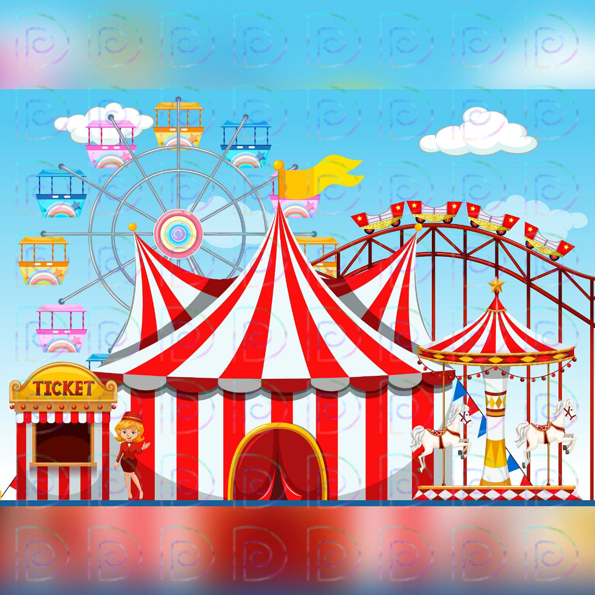 Circus Backdrop