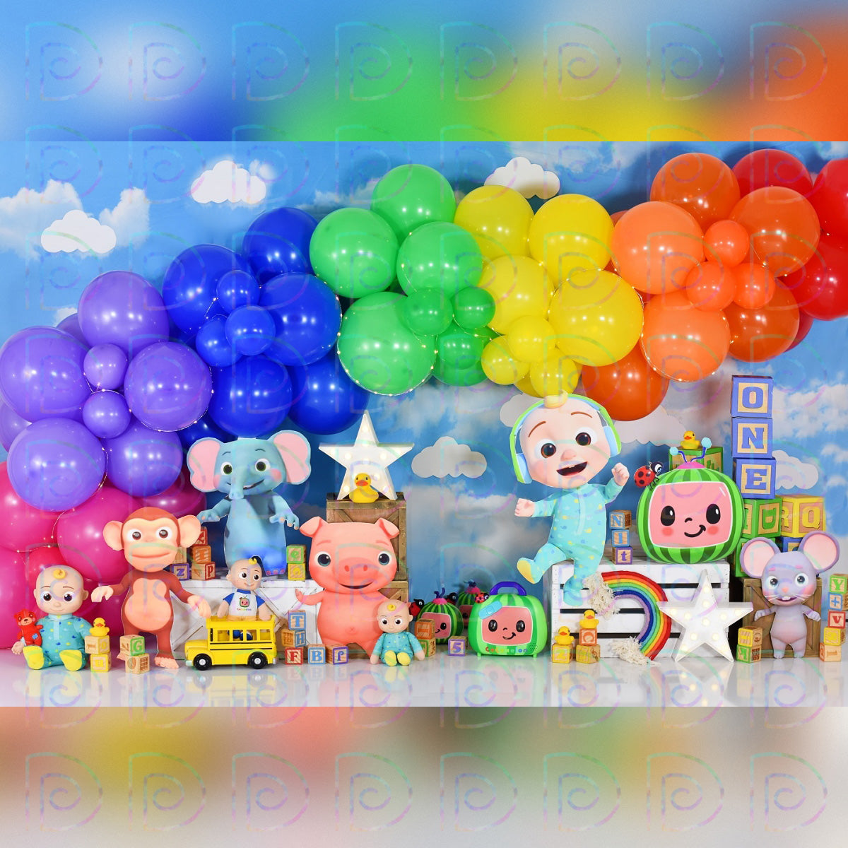 Cocomelon Backdrop