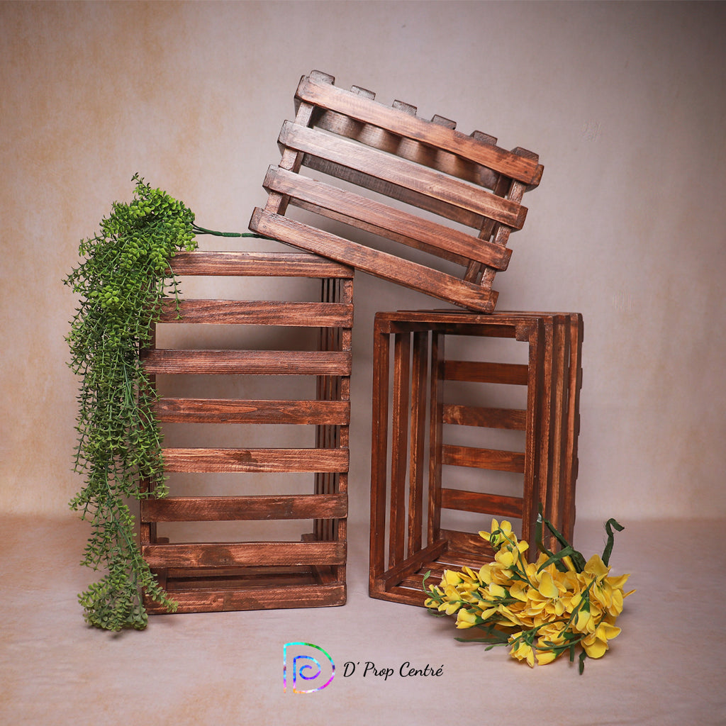 Crate Boxes Set of 3