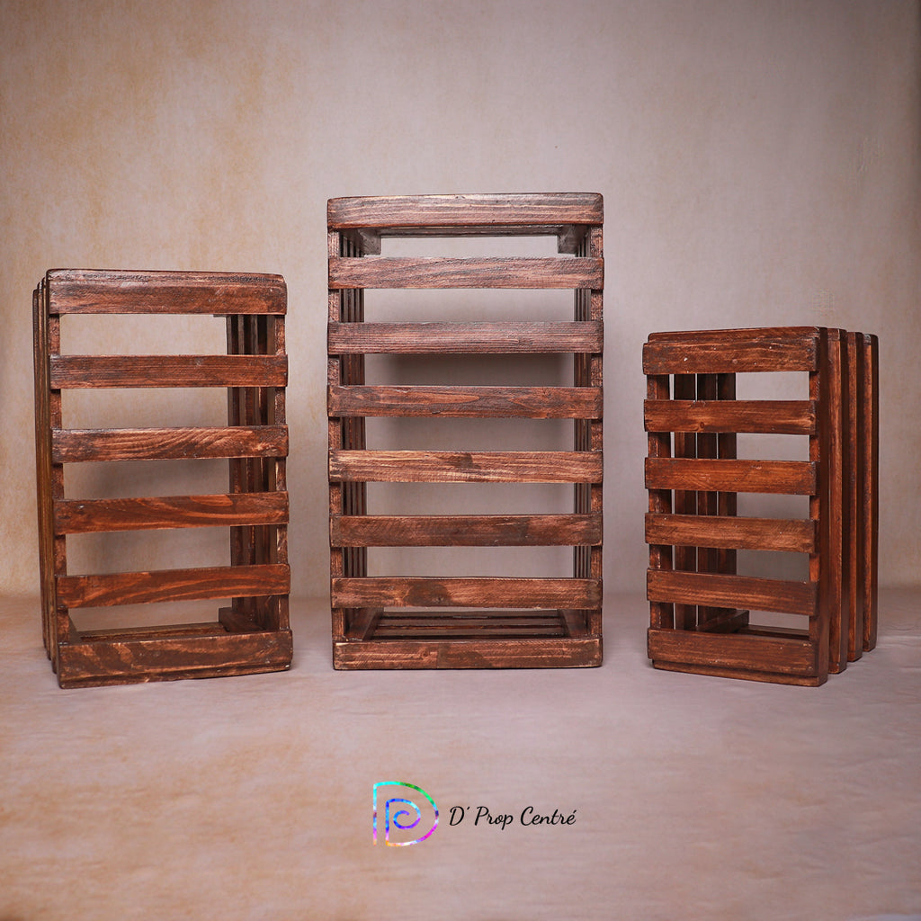 Crate Boxes Set of 3