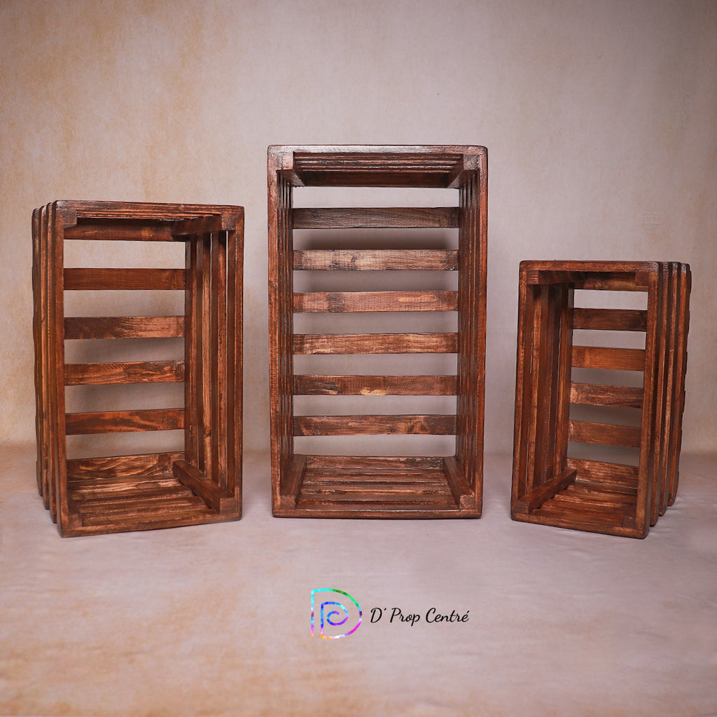 Crate Boxes Set of 3