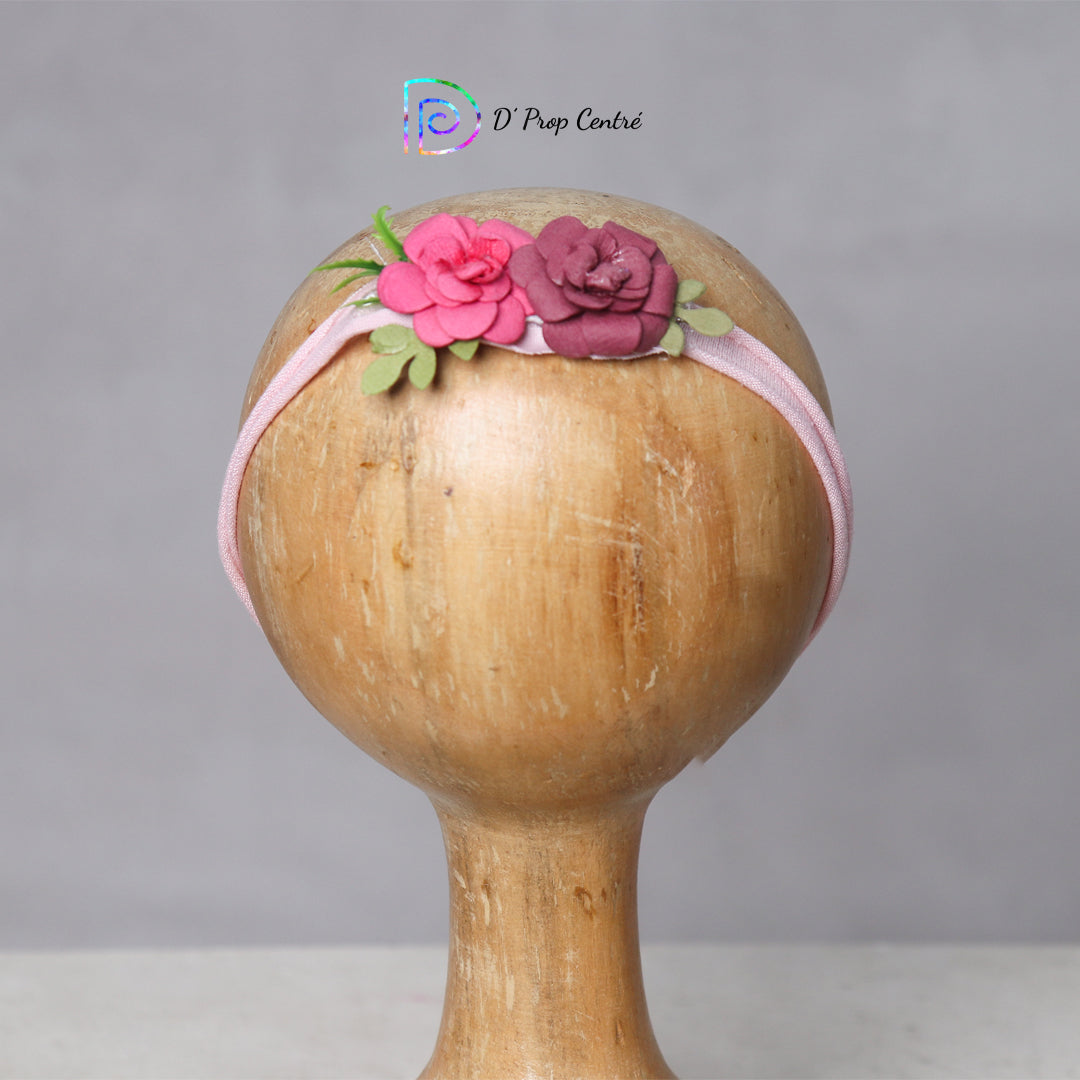 Pale Pink Floral Headband