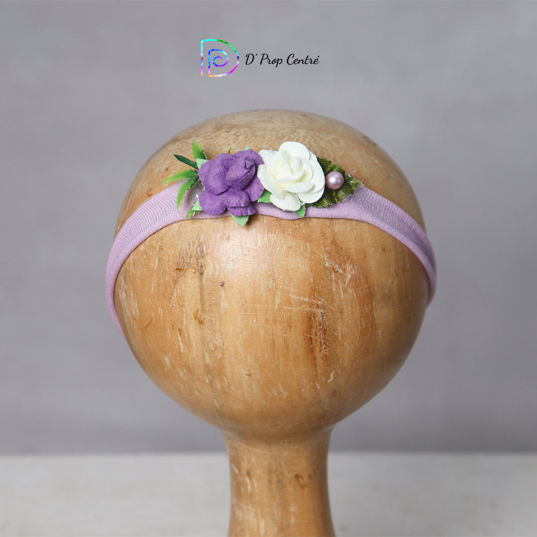 Lavendar Floral Headband