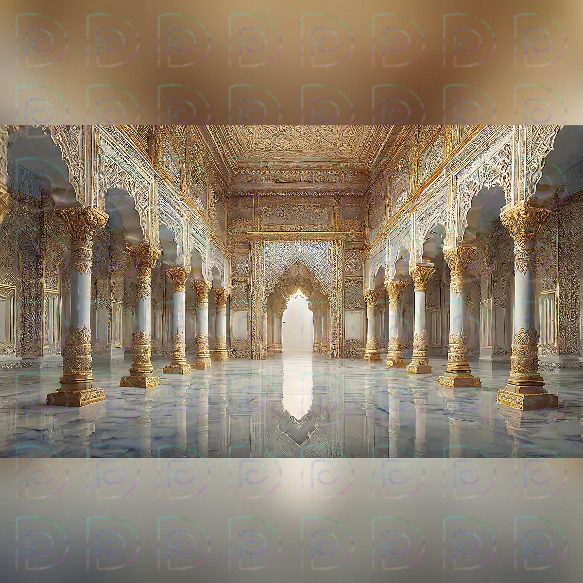 Golden Palace Backdrop