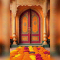 Traditional Door Backdrop