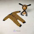 Knitted Honeybee Romper