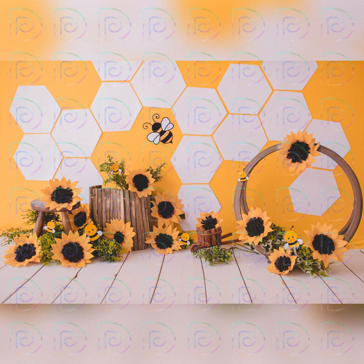 Honey Bee Backdrop