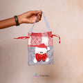 X Mas Grey Snowman Bag