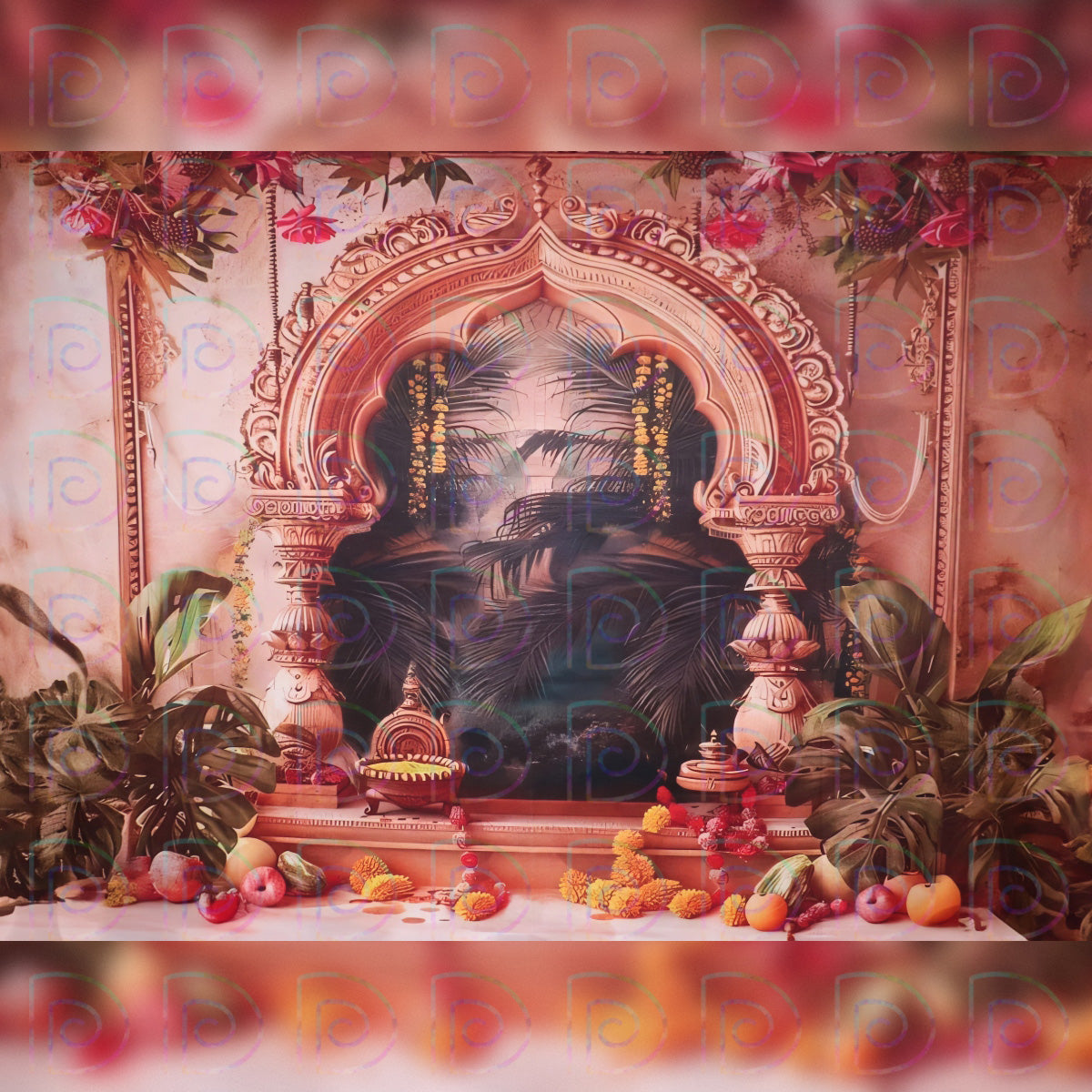 Krishna Mandabam Backdrop