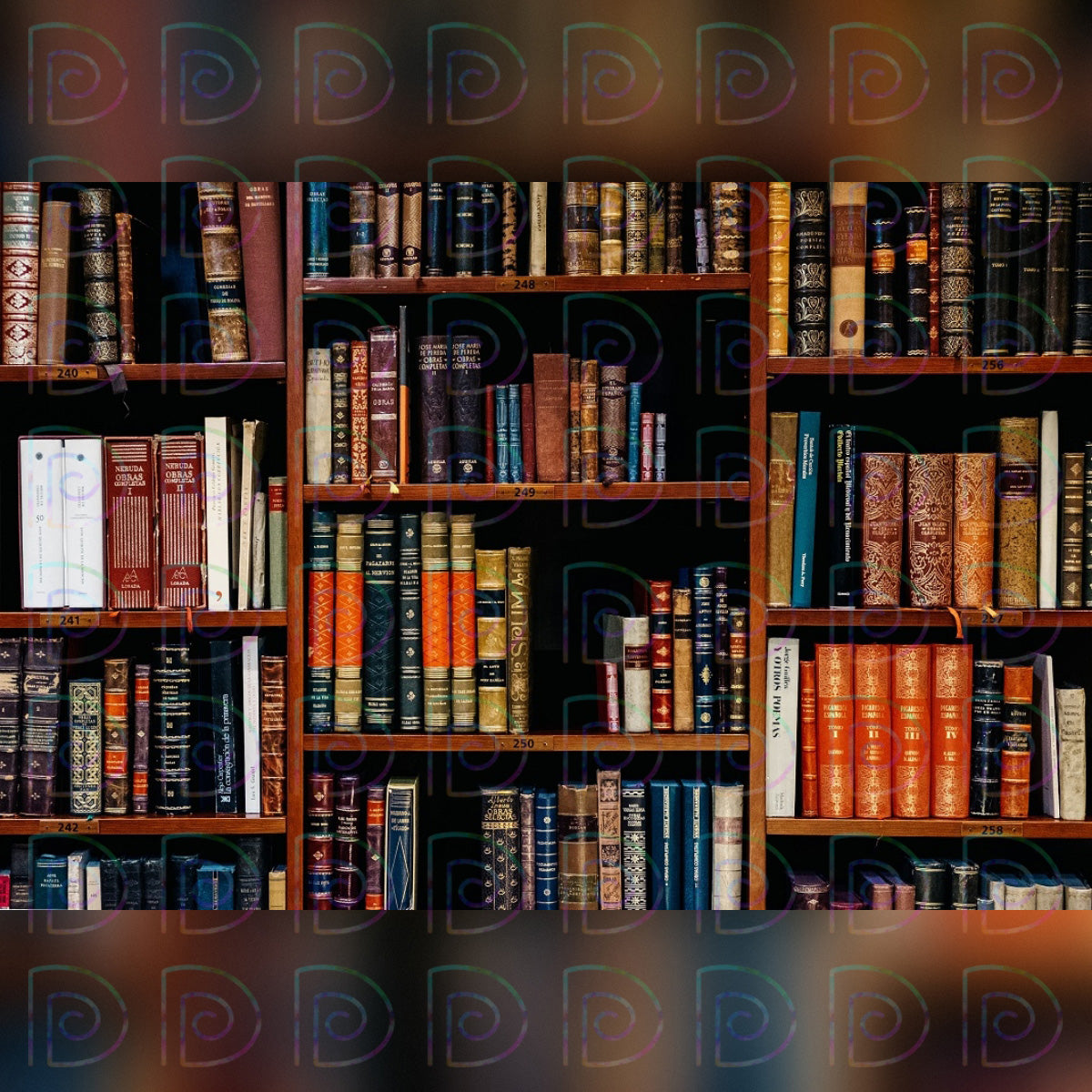 Library Backdrop – D' Prop Centre
