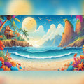 Moana Beach Backdrop