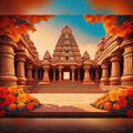 Murugar Temple Backdrop