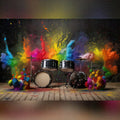 Holi Music Band Backdrop