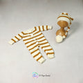 Knitted Stripes Romper
