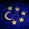 Set of Moon & 5 Stars (Yellow)