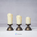 Candles with Stand (Set of 3)
