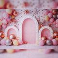 Pink Glitter Arch Backdrop