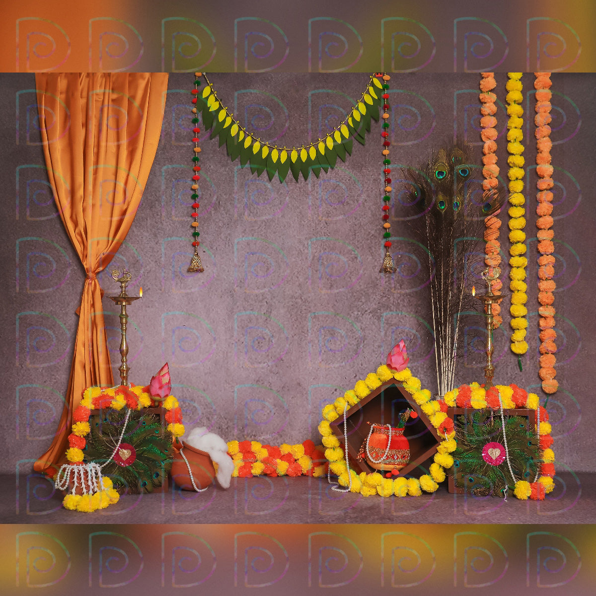 Poojagraha Backdrop