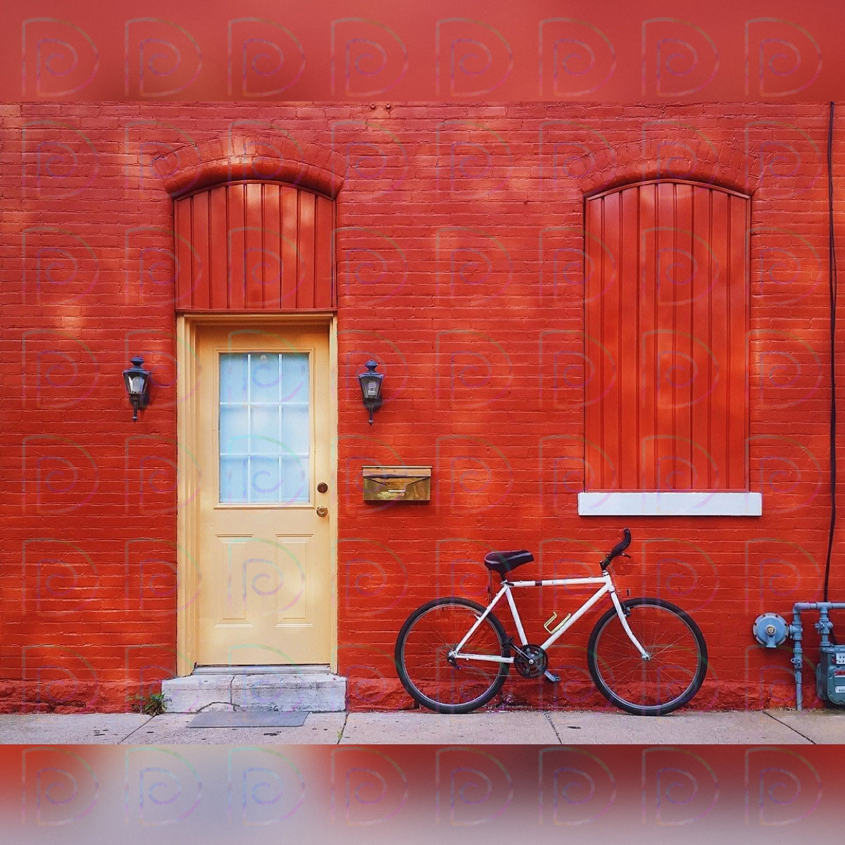 Red Wall Backdrop