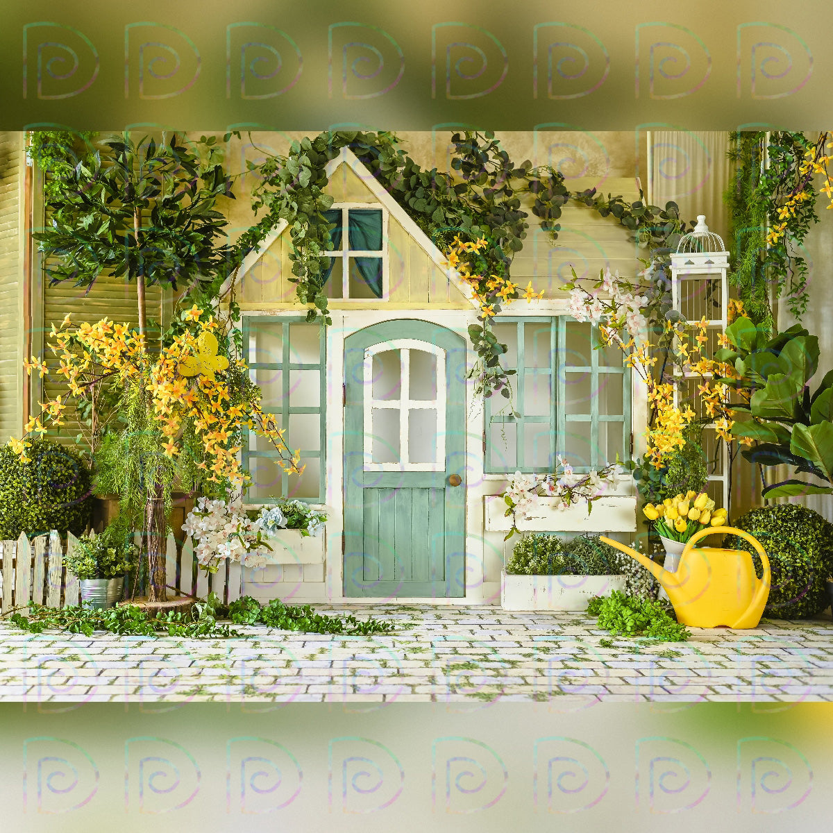Spring House Backdrop