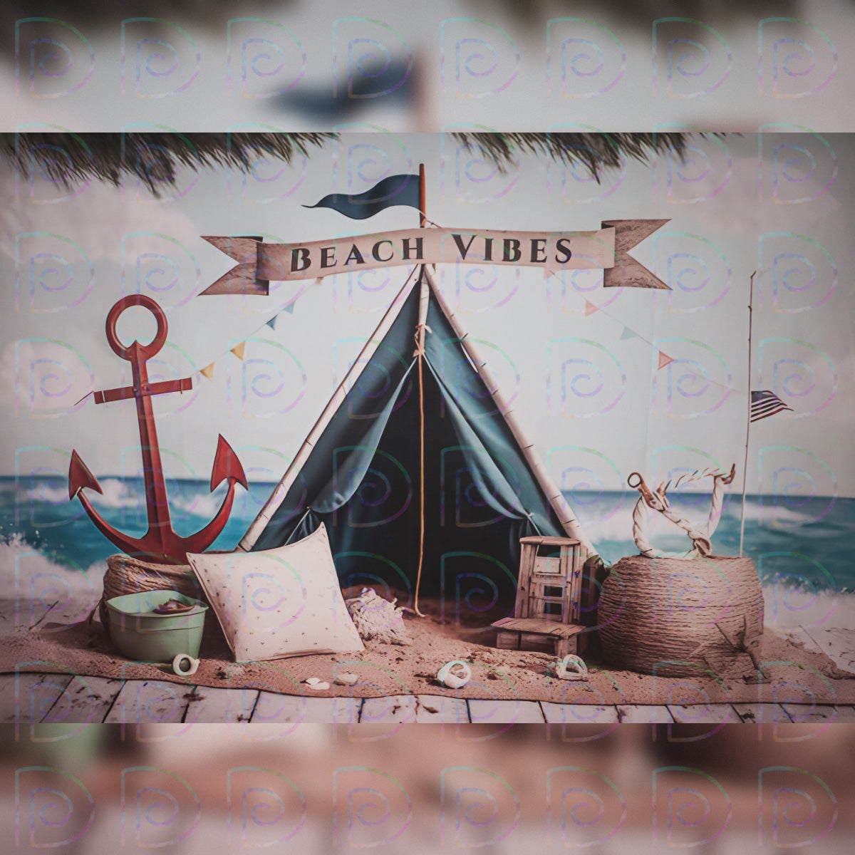 Beach Tent Backdrop