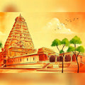 Tanjore Temple Backdrop
