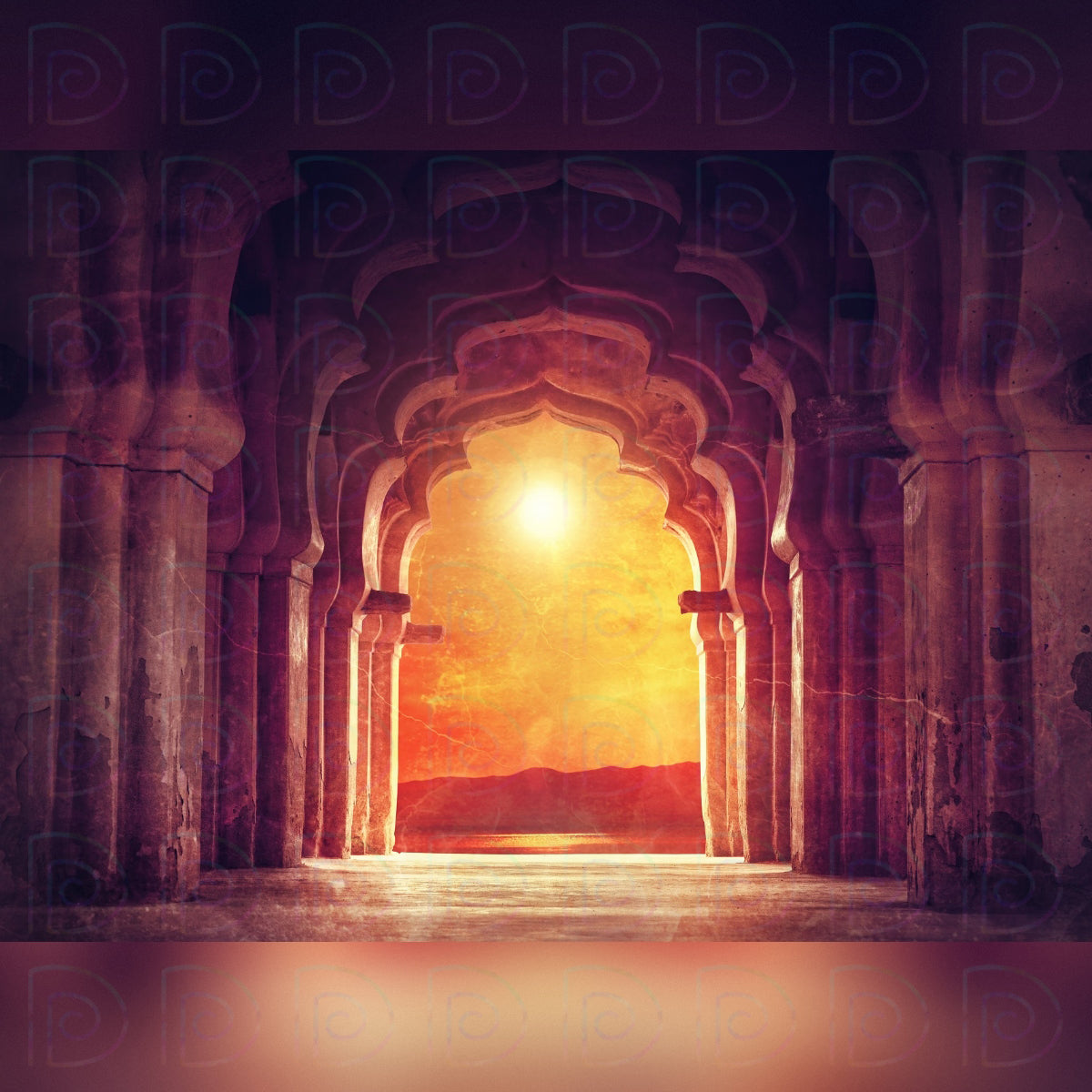 Temple Arch Backdrop