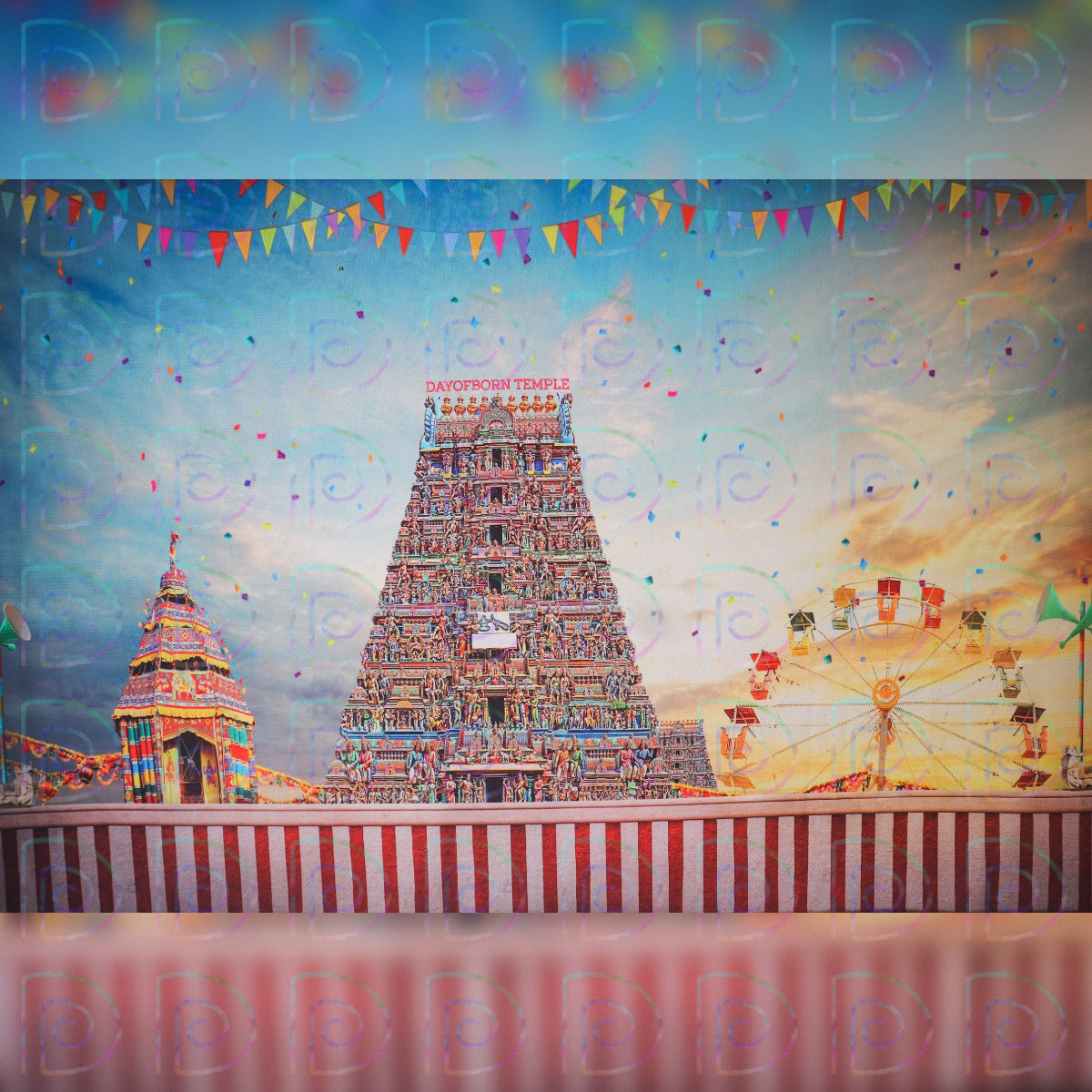 Temple Thiruvizha Backdrop