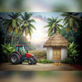 Tractor House Backdrop