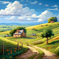 Tranquil Land Backdrop