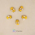 Felt Honey Bee set of 5