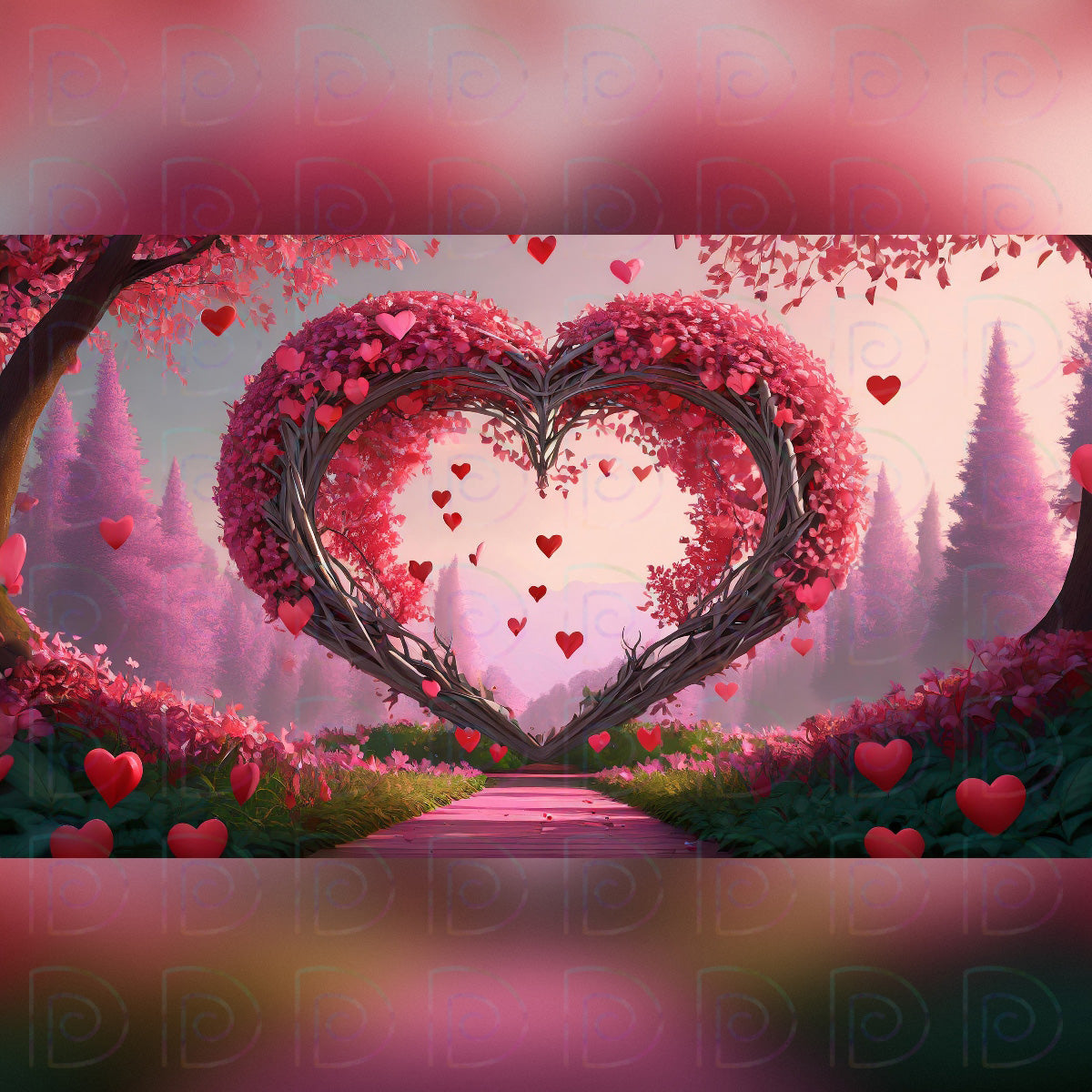 Valentine Park Backdrop