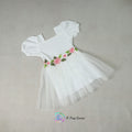 White Floral Frock