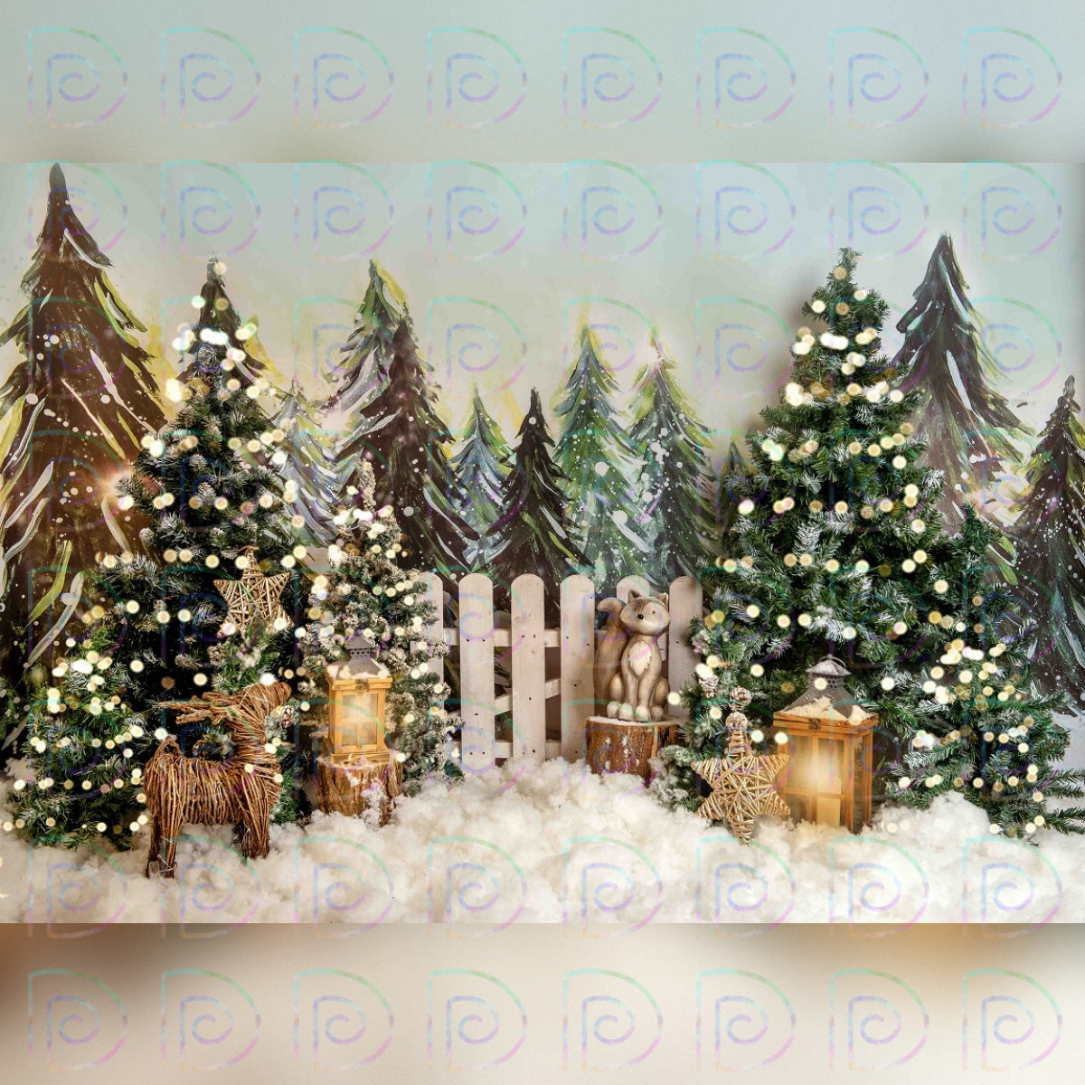 X-Mas Winter Landscape Backdrop