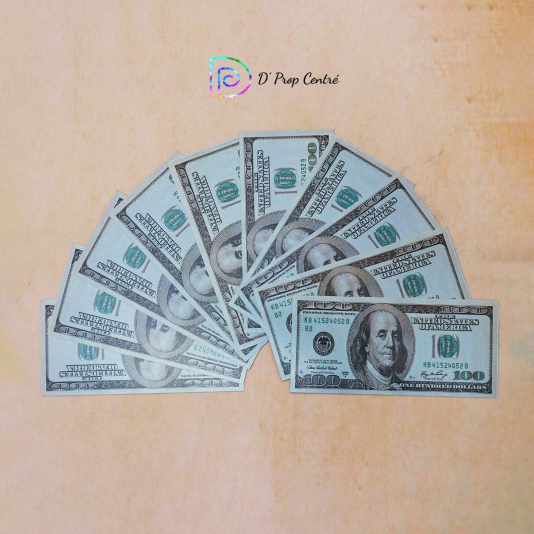 Fake Dollar Notes Set of 10