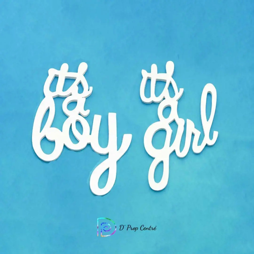 Wooden It's a Boy & It's a Girl