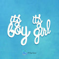 Wooden It's a Boy & It's a Girl